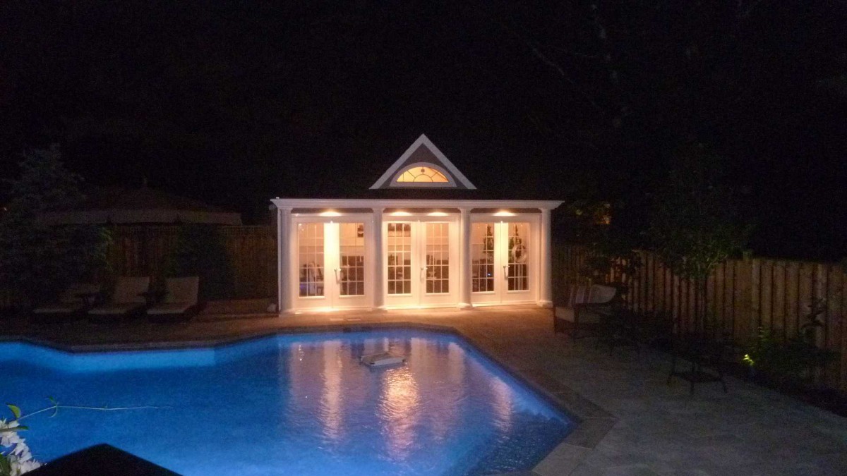 Windsor pool cabana plans