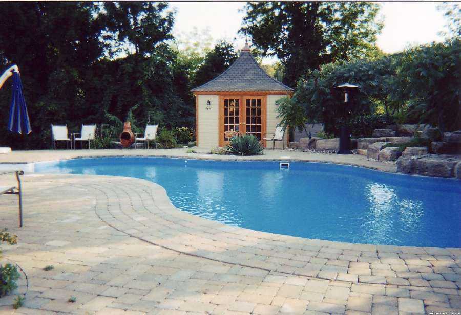 Melbourne Pool cabana plans