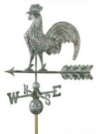 Copper Rooster Weathervane outdoor shed hardware
