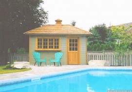 Sonoma pool cabana plans