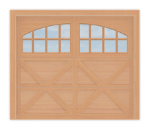 GD509R - Raised Panel Coach Style Garage Door 509