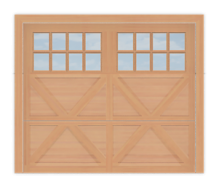 GD510R - Raised Panel Coach Style Garage Door 510