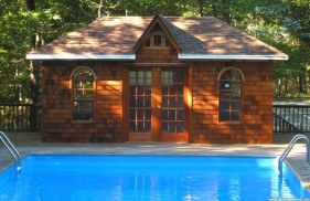 Sonoma pool house designs