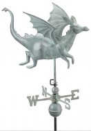 Copper Dragon Weathervane outdoor shed hardware