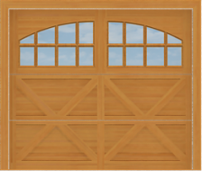 SCGD509 - Summerwood Cedar Carriage Garage Doors 509
