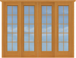 SDD9 Sliding Double French Doors
