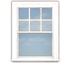 WV-C1B Single Hung Window (Top Grills Only)