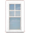 WV-C2B Single Hung Window (Top Grills Only)