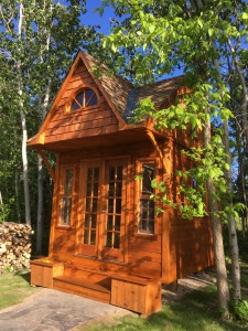 Bala Bunkie Cabin Plan In A Backyard
