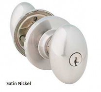DH2B Designer Oval Entry Knobs (Double Doors)