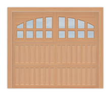 GD501R - Raised Panel Coach Style Garage Door 501