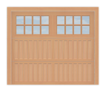 GD502R - Raised Panel Coach Style Garage Door 502
