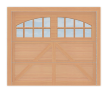 GD511R - Raised Panel Coach Style Garage Door 511