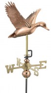 Copper Duck Weathervane outdoor shed hardware