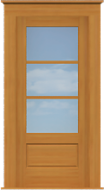 Traditional 3-Pane Single Door (37 1/2"W)