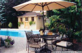 Sonoma pool cabana plans